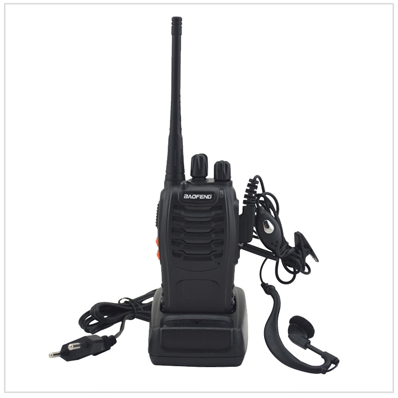 Walkie Talkie Baofeng Radio BF-888S Pofung 888S Uhf 400-470Mhz 16CH Draagbare Twee-weg Radio Met oortelefoon