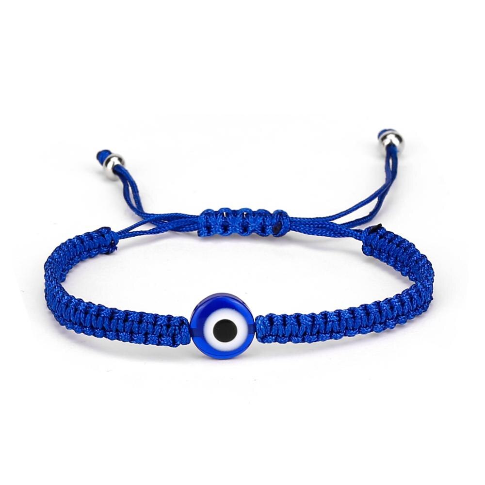 Lucky Rood Zwart String Discussie Armbanden Blue Evil Eye Charm Armbanden Vrouwen Handgemaakte Gevlochten Touw Geluk Sieraden: 4