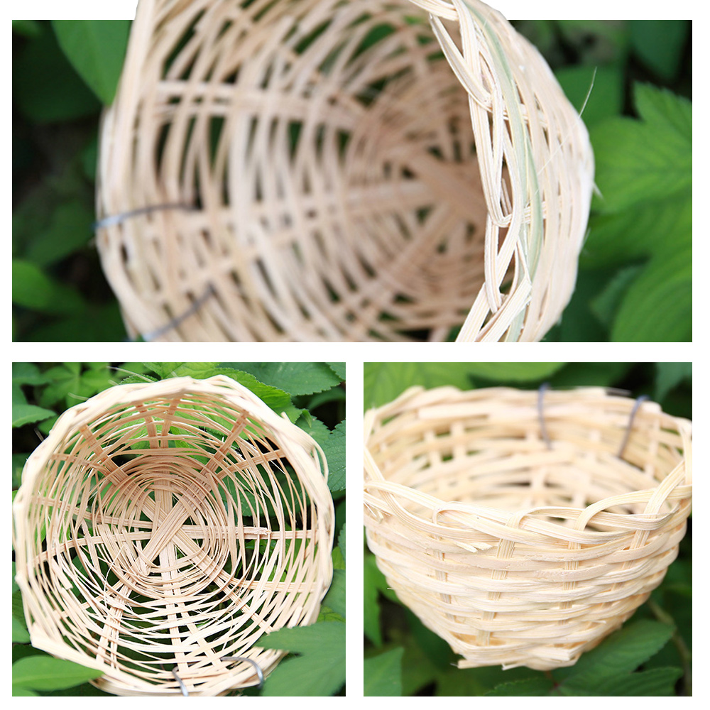 Nesting Material Pet Bird Nest Bird Nest Anaries Finches Nest Filled Bird Tool Accessories