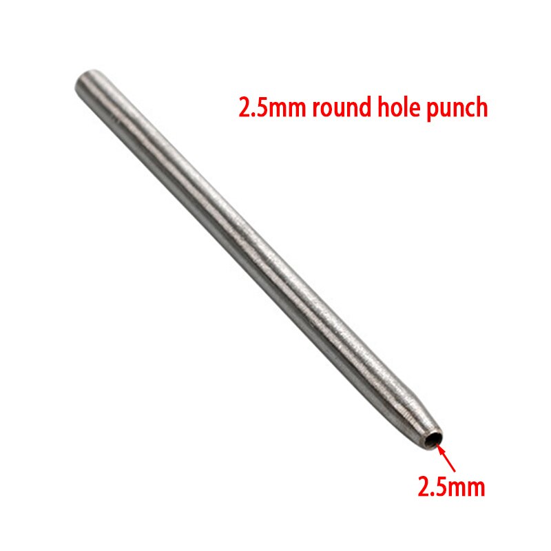 Leder Strass Nieten Hand Sterben Werkzeug Presse Zucht Setter Einstellung Für DIY Leathercraft Tasche Schuhe Gürtel: 2.5mm Stanzen sterben