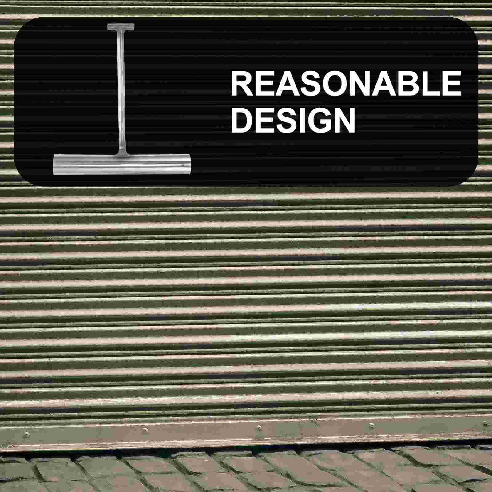 Krog til kloakdæksel løfteværktøj til kloakhul trækkrog kloakdæksel i rustfrit stål afløbsrist løfter