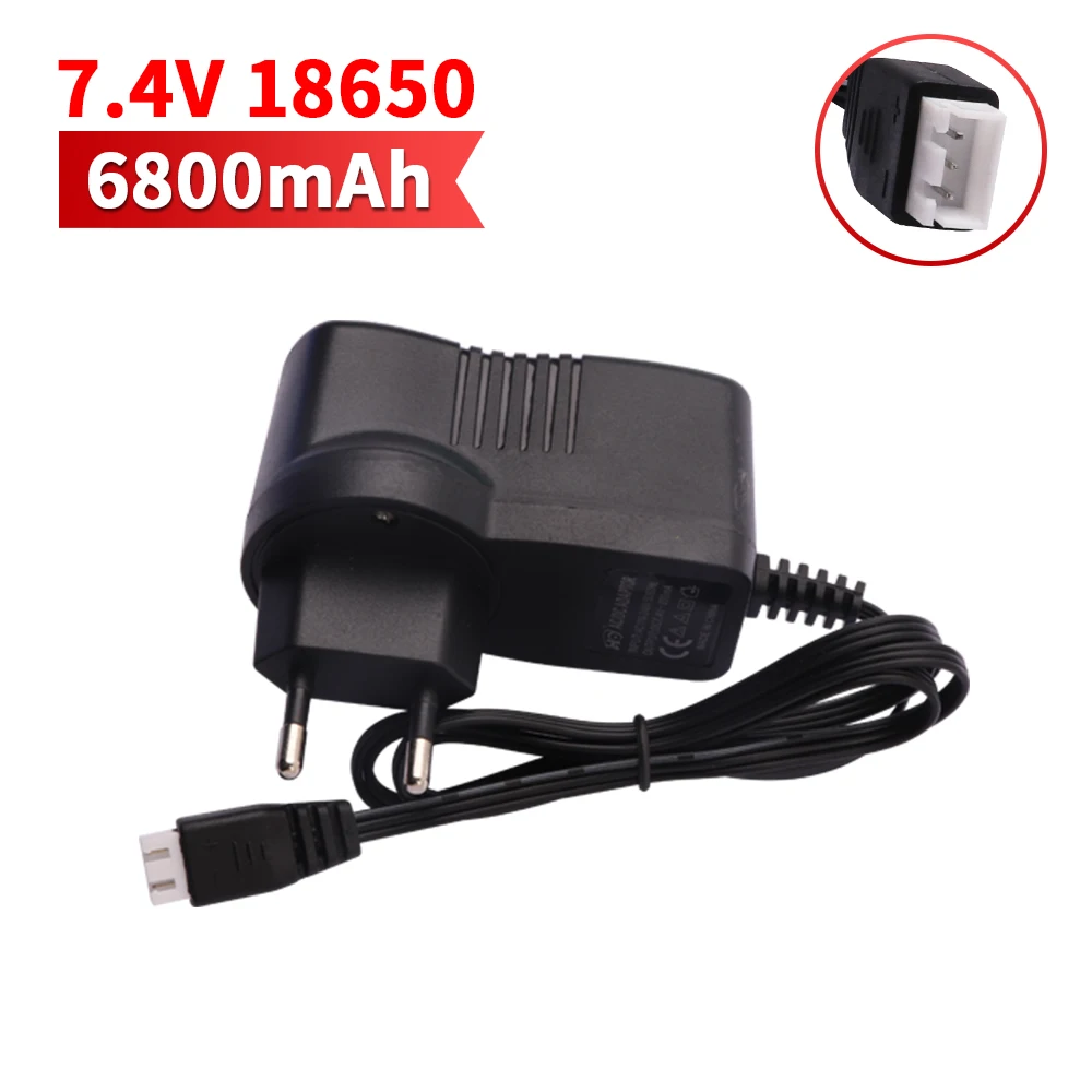 7.4v 6800 mah 18650 lipo-akkua  q46 wltoy 10428 12428/12423 x9115 144001 rc auton varaosille 7.4v suurikapasiteettista akkua: Vaaleanvihreä