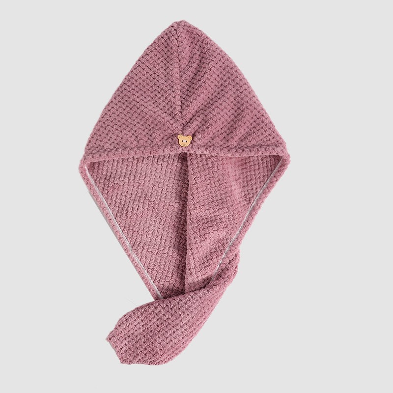 Ma'am Magic Mikrofaser-Haar, schnell trocknend, Trockner, Handtuch, Bad, Wickelmütze, Schnellkappe, Turban, trocken: Rot