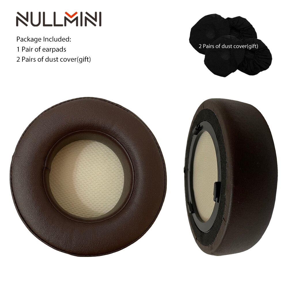 NullMini Replacement Earpads for CORSAIR VIRTUOSO RGB Wireless SE Headset Headphones Leather Sleeve Earphone Earmuff: Brown