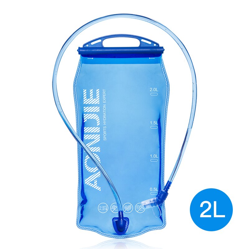 AONIJIE-Bolsa de hidratación SD51 con depósito de agua, bolso de almacenamiento, sin BPA, 1,5l, 2L, 3L, mochila: 2 L