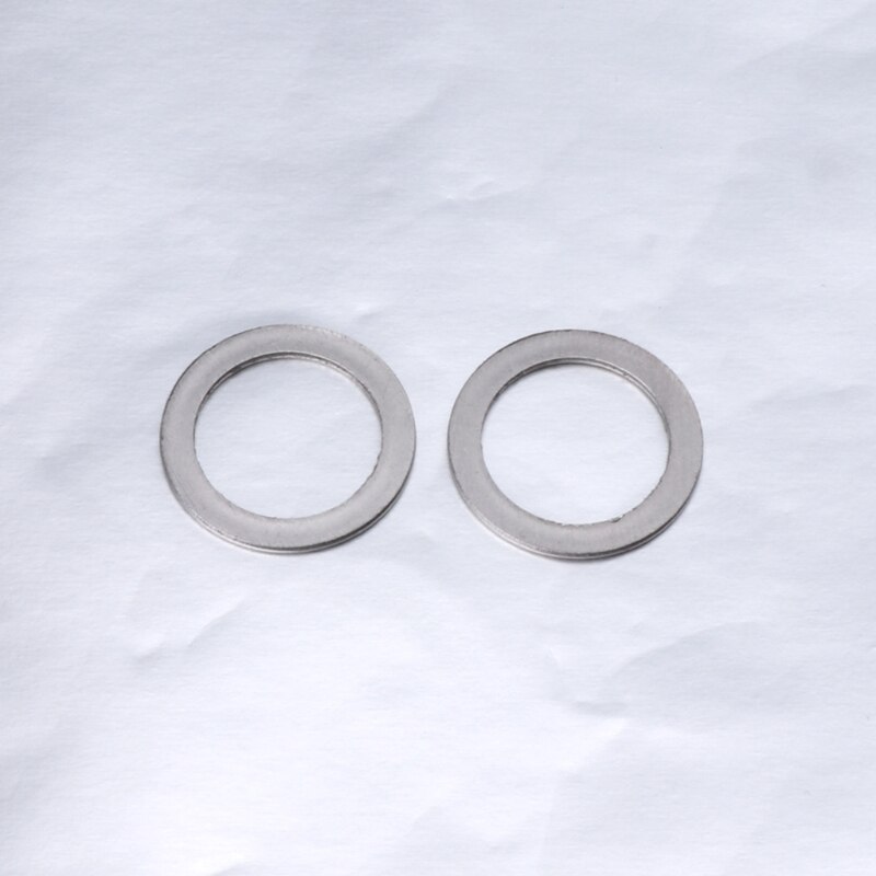 Espaciador de Pedal de bicicleta, arandelas de anillo de acero inoxidable, Manivela para ciclismo de montaña, 2 uds.