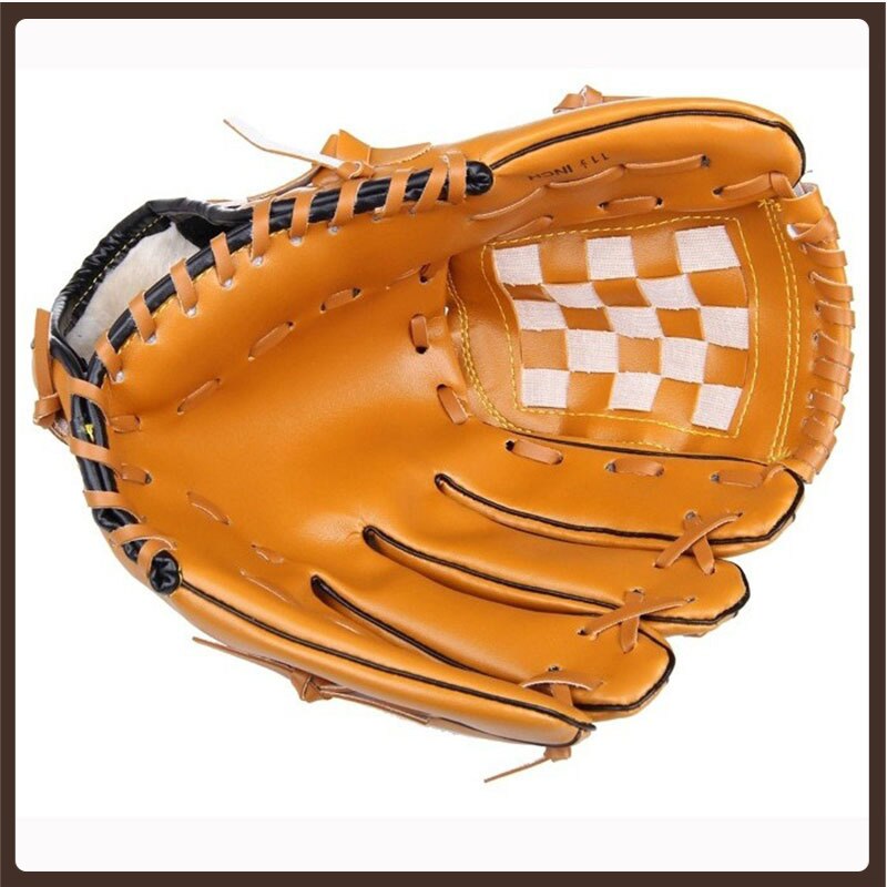 freundlicher Baseball Handschuh Leder weicher Ball Zubehör Ausbildung weicher Ball Handschuh Ausrügestochen Ausbildung Guante Beisbol Baseball einstellen