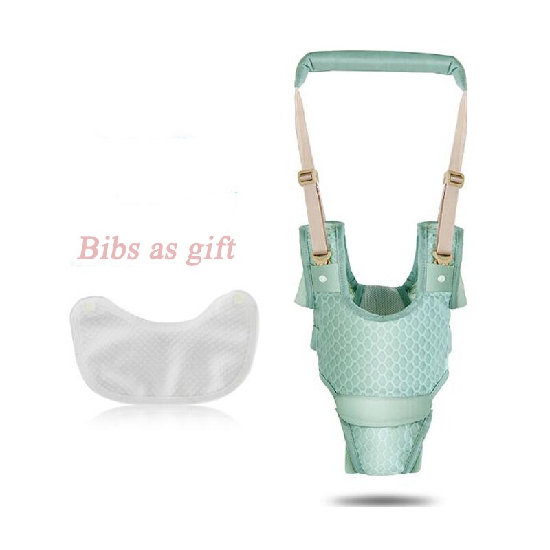 Baby Walker Toddler Harness Assistant Backpack Children Kids Walking Learning Belt Stand Up Leashes Strap Wings 10-36 Months: green