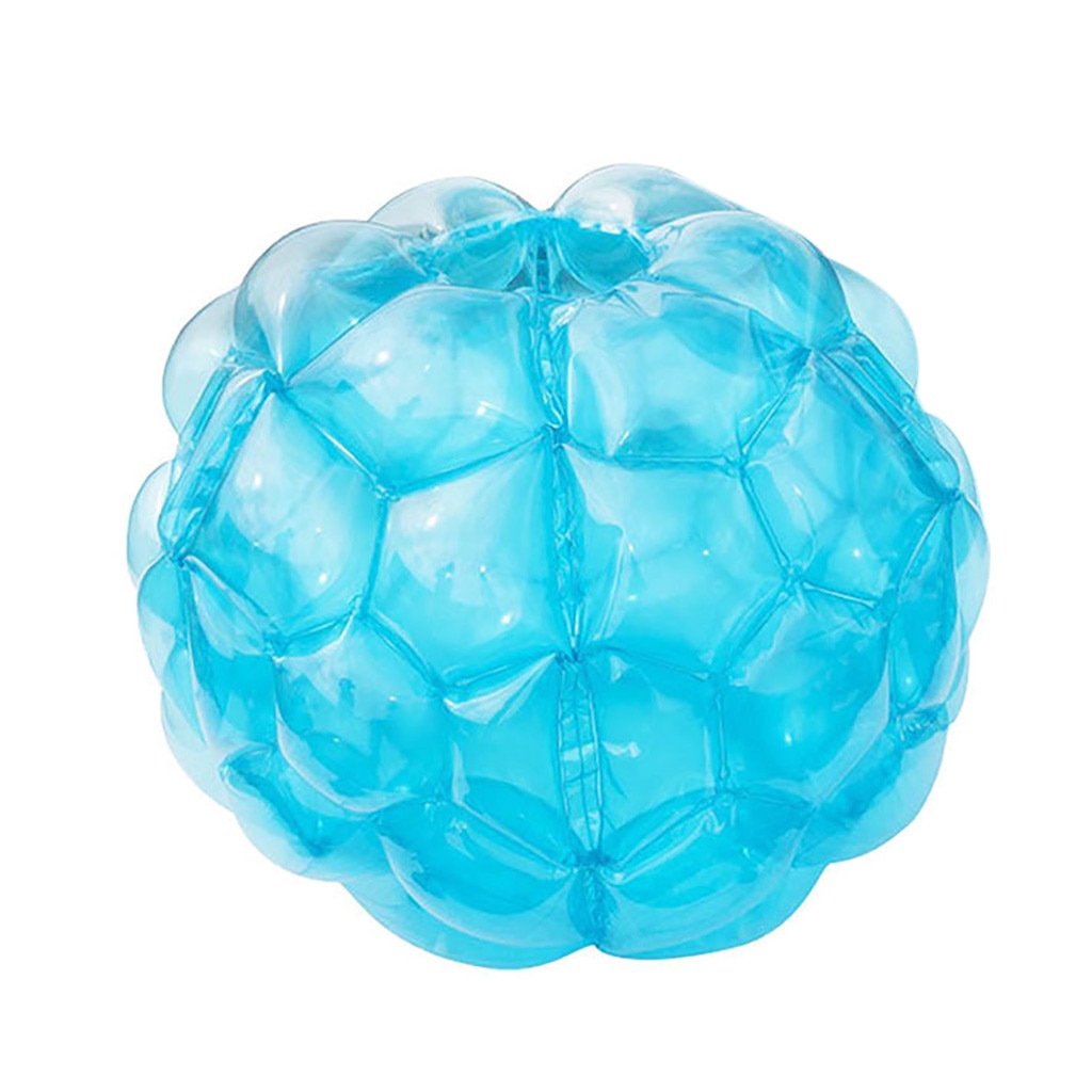 Pelota de choque inflable de PVC para niños, juguete de deportes al aire libre: Azul