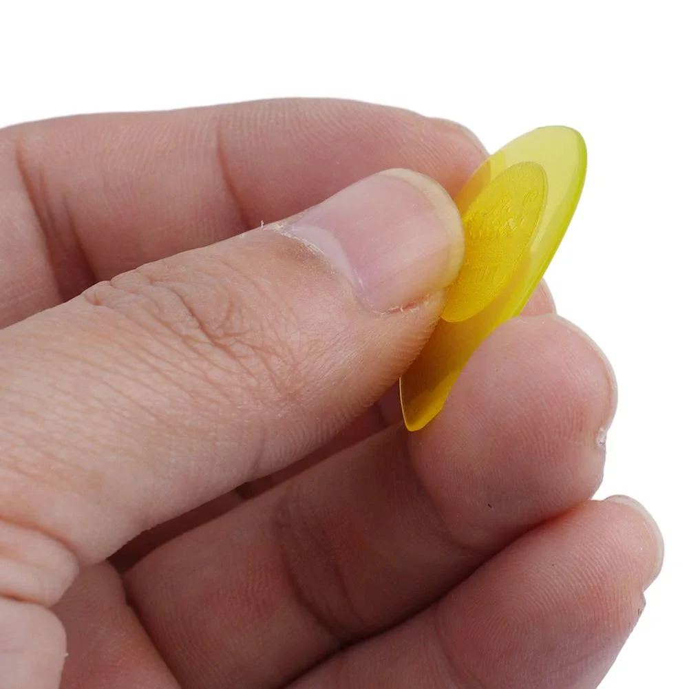 6 stücke Elektrische Gitarre Plektrum Gitarre Picks Plektren Große Stubbies Große 1mm 2mm 3mm Teardrop Gitarre Plektrum gitarre Zubehör