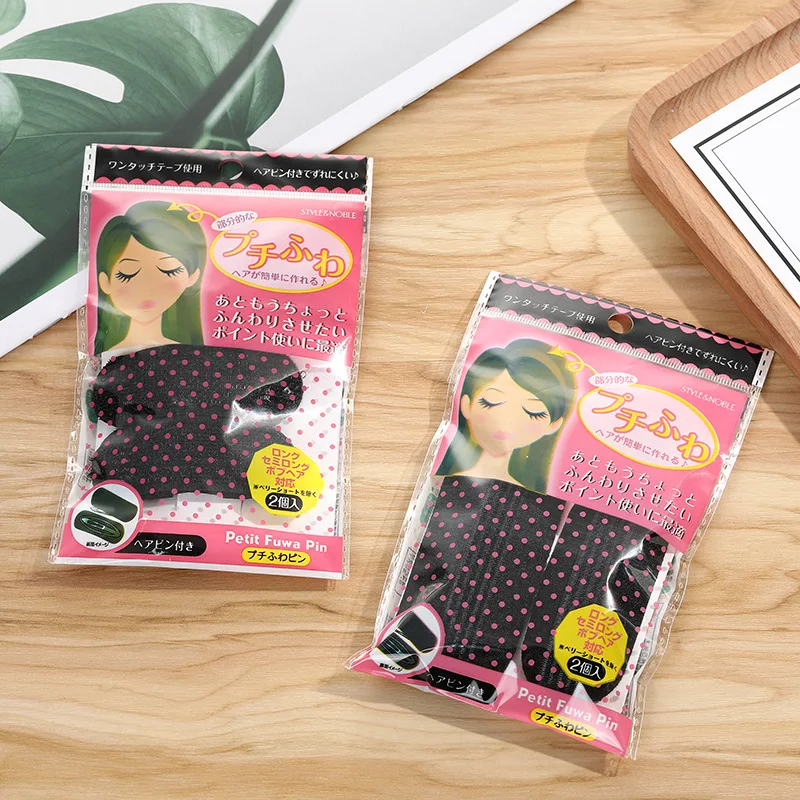 Ladies Breathable Fluffy Hair Clips Invisible Hair Pads Root Pads Sponge Makeup Comb Princess Hair Styling Tools