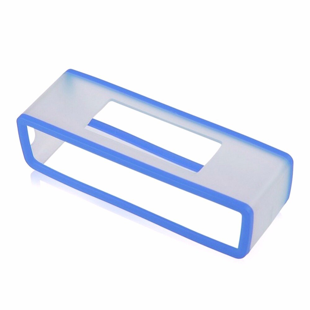 Draagbare Siliconen Case Voor Bose Soundlink Mini 1 2 Bluetooth Speaker Protector Cover Skin Box Speakers Bag R30: Blauw