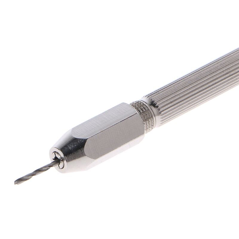 Precision Double Ended Swivel Head Pin + 10pcs Micro HSS Twist Drill Bits For Jewelry Watch Hobby Woodworking Sculpture Hand To