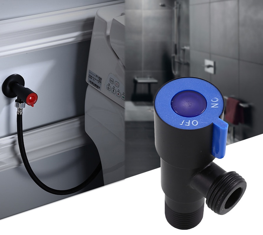 Bathroom Hardware Set#6 Matte Angle Valve 304 Stainless Steel Filling Valves Universal G1/2 Thread Triangle Valve Toilet Sink