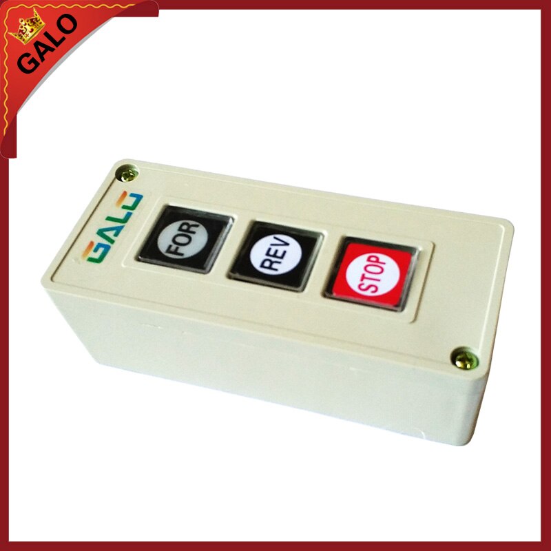 Barrier sliding swing gates Commercial Garage Door Opener Three Button StationPush button Switch