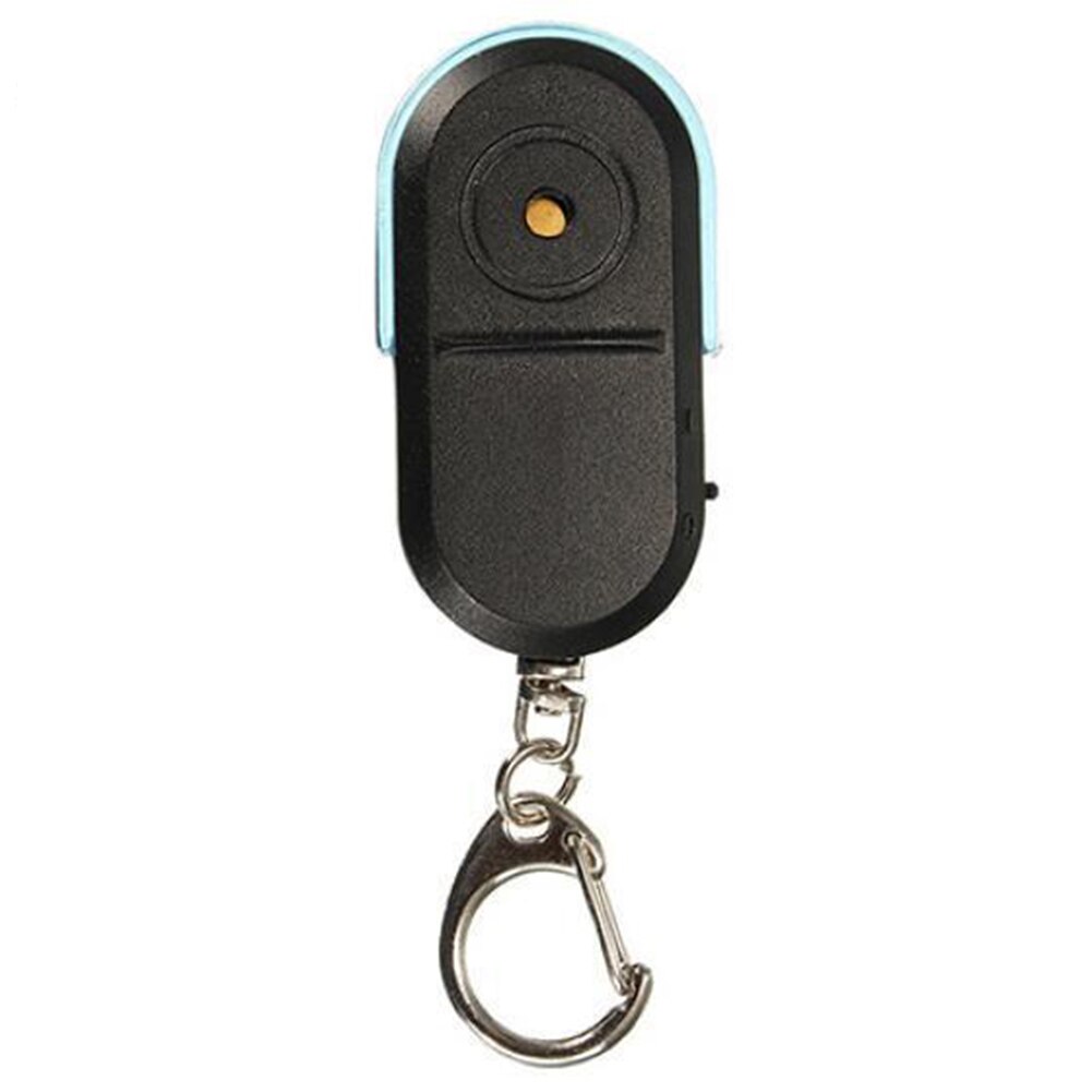 Locator ABS Anti-lost Keychain Mini Battery Operated Whistle Sound Wireless LED Light Alarm Portable Key Finder: Blue