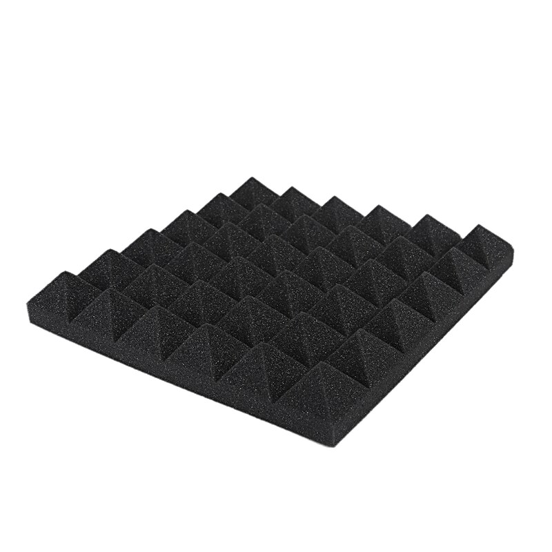 Charcoal Acoustic Foam Tiles Soundproofing Foam Panels Studio Sound Padding 2 x 10 x 10 Inch