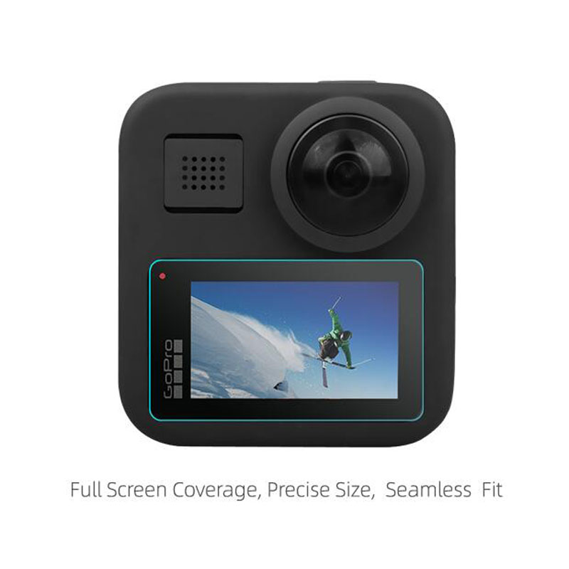Gehard Glas Lcd Screen Protector Cover Case Voor Gopro Max Zwart Go Pro Action Sport Camera Beschermende Film Accessoire