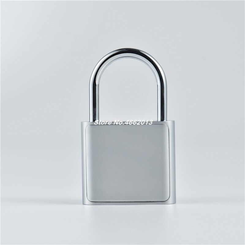 Schwarz silber Keyless USB Aufladbare Türschloss Fingerabdruck Clever Vorhängeschloss Schnell Entsperren Zink legierung Metall Selbst Entwicklung Chip