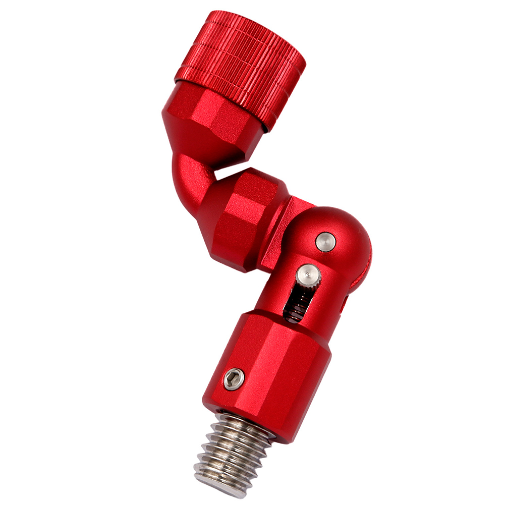 12mm Thread Landing Net Connector Fishing Gear Aluminum Alloy 12mm 1 2 Inch Folding Joint Compact Size Efficient: Golden