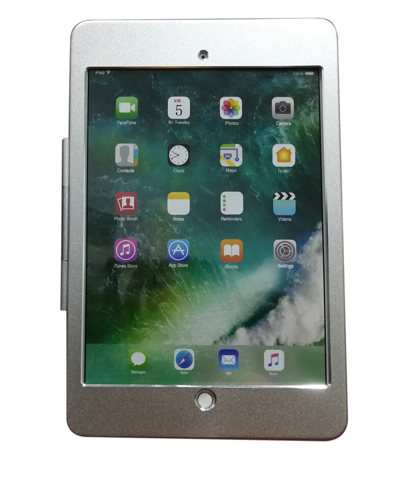 Schroef Fix Op De Muur, Commerciële Display Wall Draaibare Ipad 10.2 Inch 7th Gen Tablet Mount