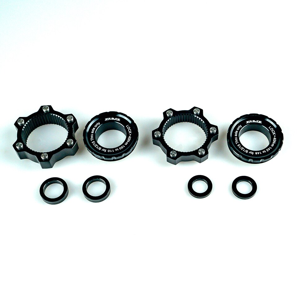 ZRACE Center-Lock for 6-Hole, 15x100 to 15x110, 12x142 to 12x148, Center Lock Hub Boost Adapter, CenterLock for brake disc