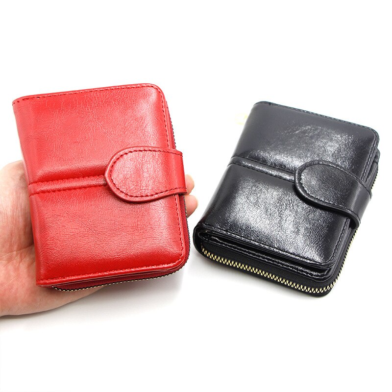 Purdored-porta-cartões de couro pu feminino/masculino com zíper, estojo para cartões de visita, bolsa para moedas, 1 peça