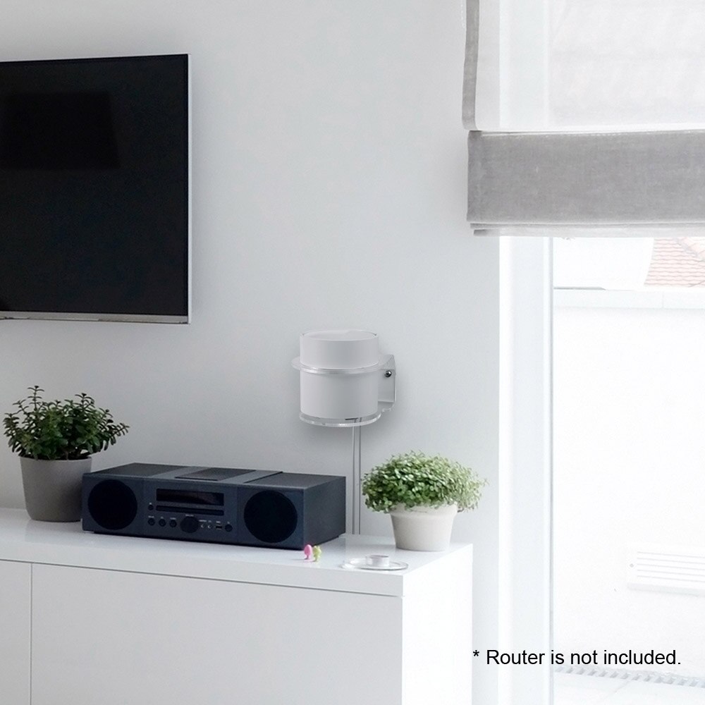 Veggfeste router holder brakett stativholder kompatibel med tp-link deco  x20 or deco  x60
