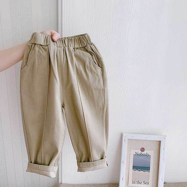 Ropa de primavera y otoño para niños y niñas, pantalones largos informales, estilo coreano, P5709,: 2 / 18 meses