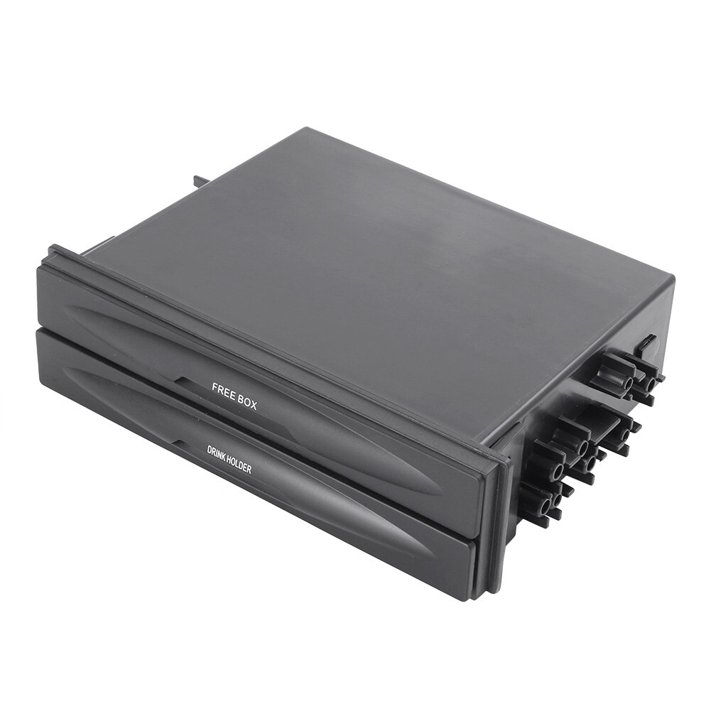 Universele auto dubbel din radio pocket kit met bekerhouder en opbergvak voor de host reserve positie maat  of 173 * 48mm