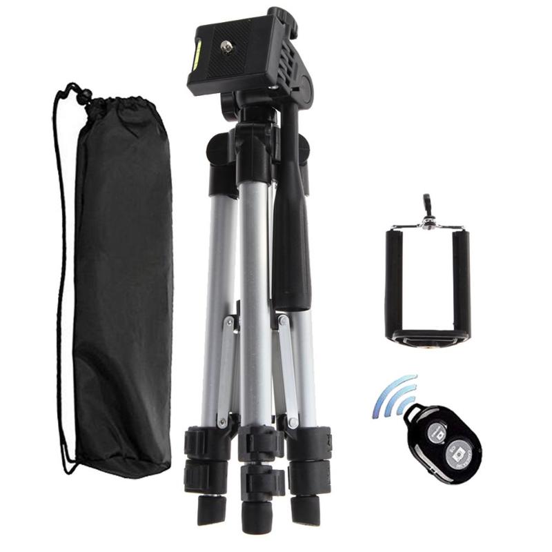 Uitschuifbare Digitale Camera Tripod Stand Houder Mount Houder Afstandsbediening Clip Set Voor Canon Voor Android Ios Slimme Mobiele Telefoon