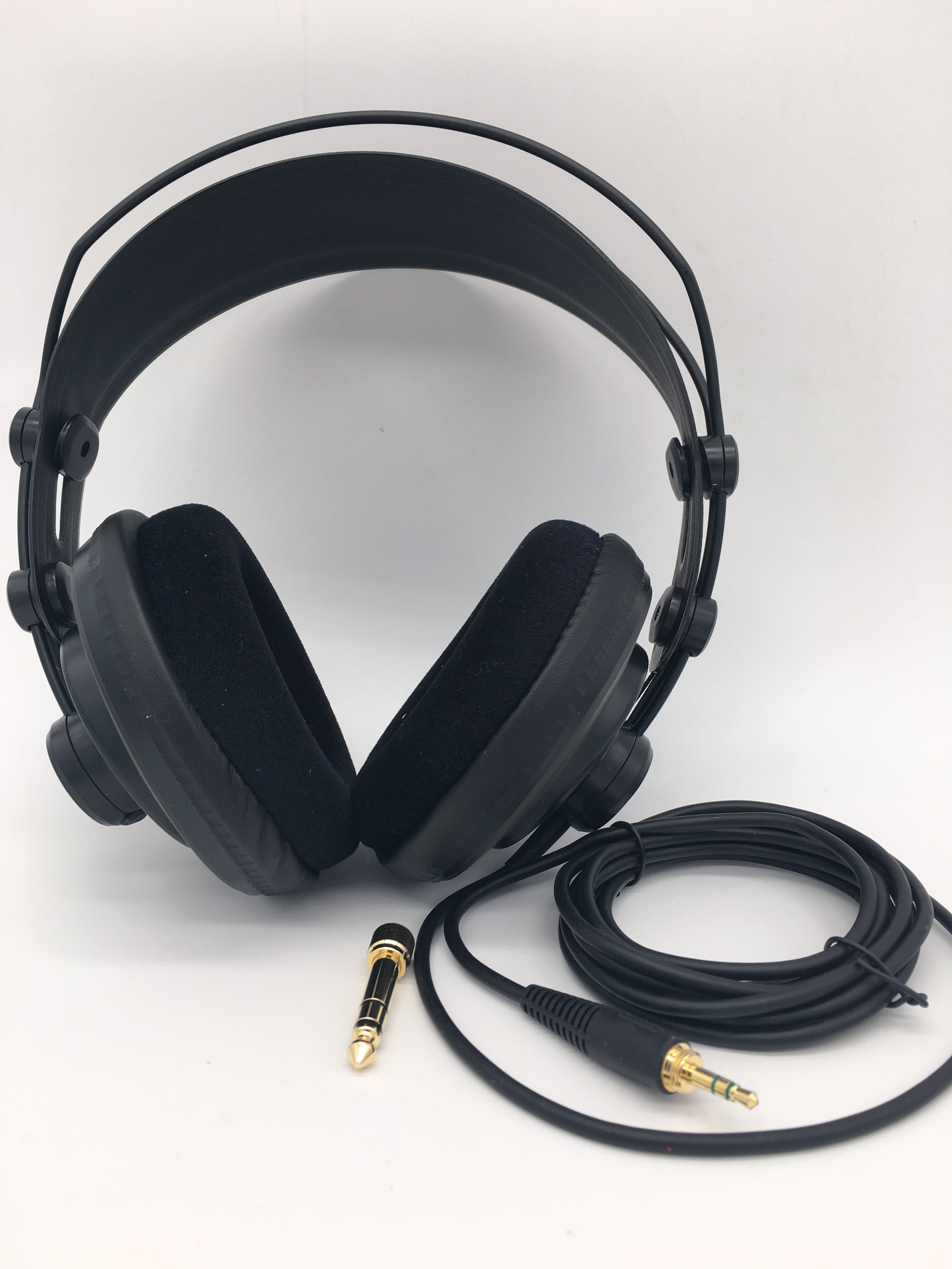 Originele Samson SR850 monitoring headset met velours oorkussen semi-open-monitor hoofdtelefoon voor studio, PC opname karaoke spel