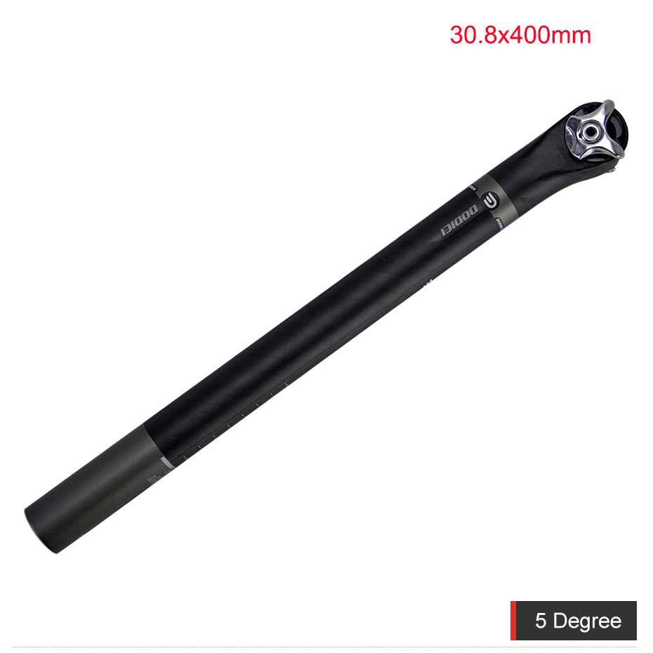 DODICI 27.2/30.8/31,6 Kohlenstoff Faser Fahrrad Sattelstütze MTB Rennrad Sitz Rohr Kohlenstoff Sitz Post 5 grad 20 grad 400mm Teile