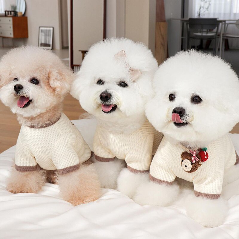 Ropa de estilo coreano para mascotas, camisa para perros pequeños, vestido para gato y perro, falda para Chihuahua, Yorkie, ropa para perros Pug