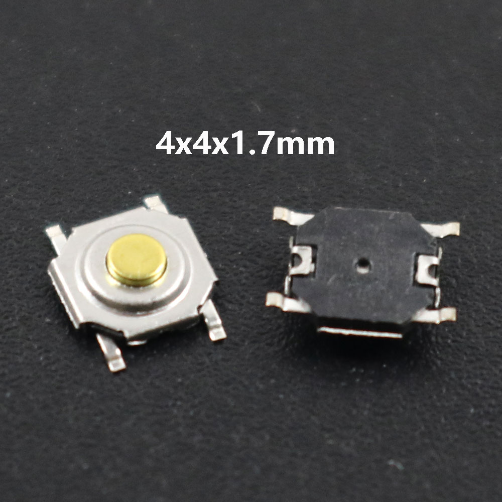 10Pcs/Lot Micro Tactile Push Button Touch Tact Waterproof Switch Kit 4x4/5x5/4.5x4.5 SMT Touch Switch 4 Pin LCD Monitor Repair: Lavender