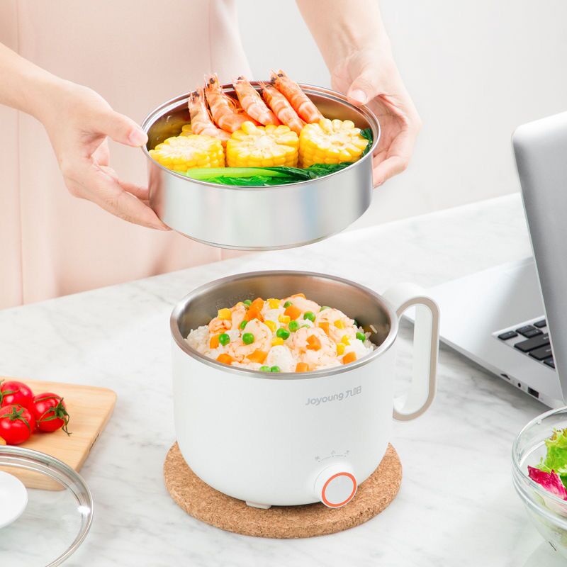Joyoung 1-3 Persons Household Multi Functions Cooking Pot 220V Electric Cooker Desktop Mini Pot Electric Skillet