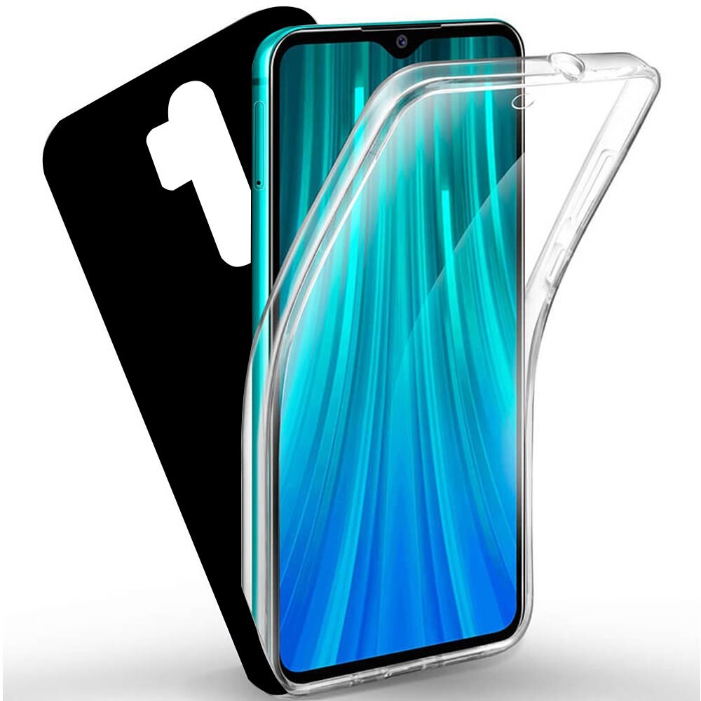 Xiaomi Redmi Note 8 Pro Case Siliconen 360 Volledige Bescherming Achterlicht Zwart