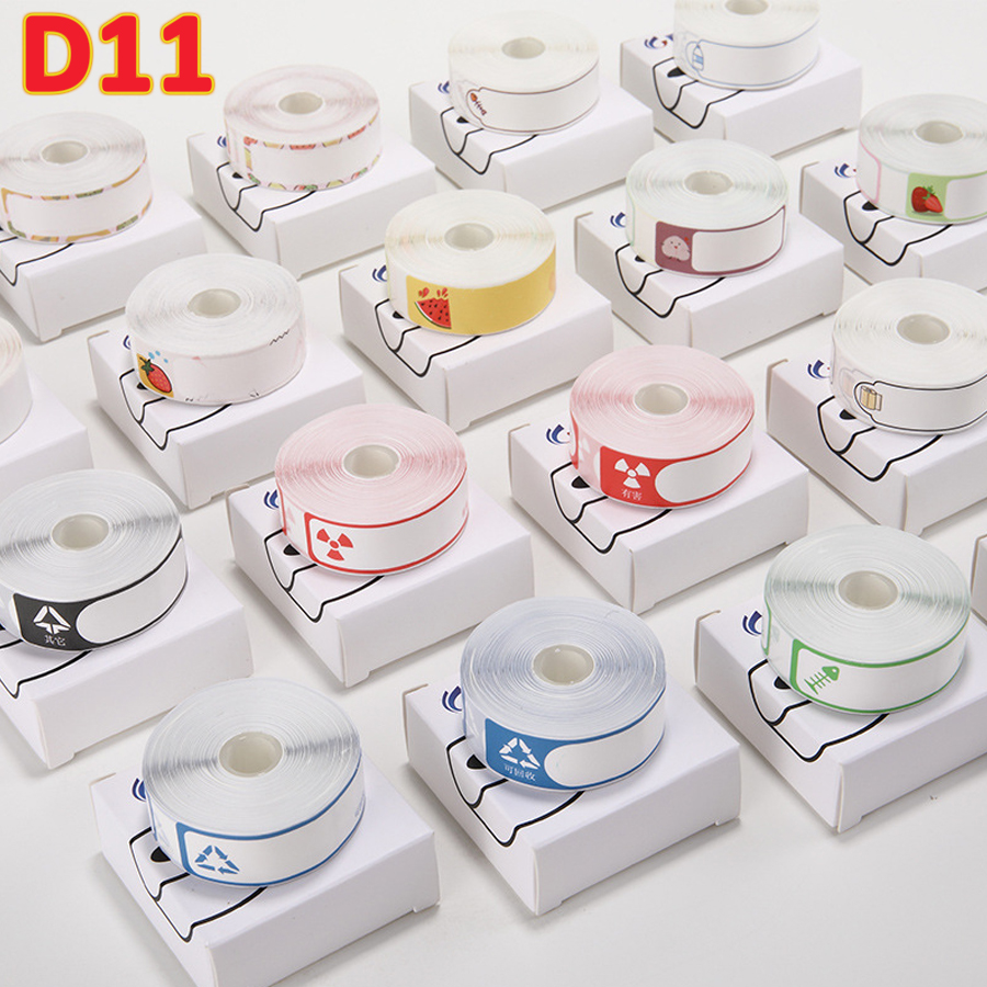 Niimbot D11 Print Label Printer Machine Sensitive Label Adhesive Paper Self-adhesive Sticky Sticker Label Paste Thermal Labels