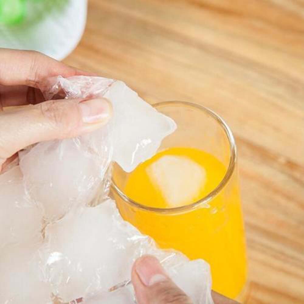 NEUE 10Stck Eis Würfel Schimmel Selbst-Dichtung Eis Würfel Taschen transparent Einweg Schneller Einfrieren Hersteller Eis-tasche Küche Spielereien