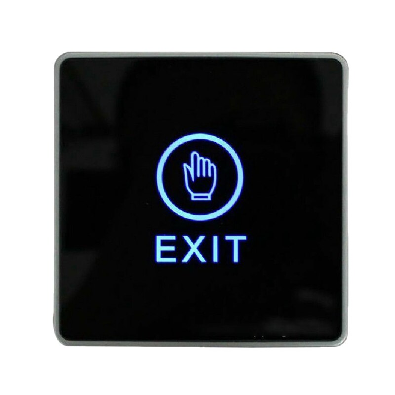 Push Press Exit Button Door Eixt Release Button for Access Control System for Home Security Protection with LED Indicator