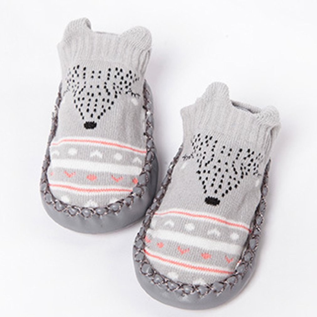 OUTAD Baby Socks Shoes With Rubber Soles Infant Sock Hotborn Autumn Winter Children Floor Socks Shoes Anti Slip Soft Sole Socks
