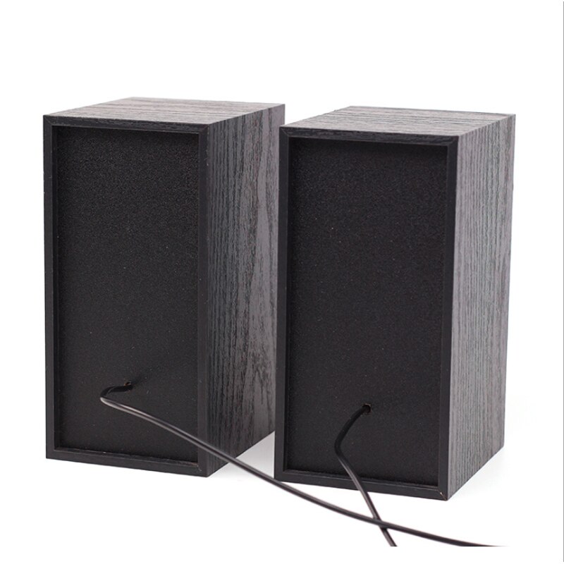 Computer Speakers Usb Bedrade Combinatie Soundbox Super Bass Mini Houten Pc Speaker Stereo Muziekspeler Subwoofer Sound Box