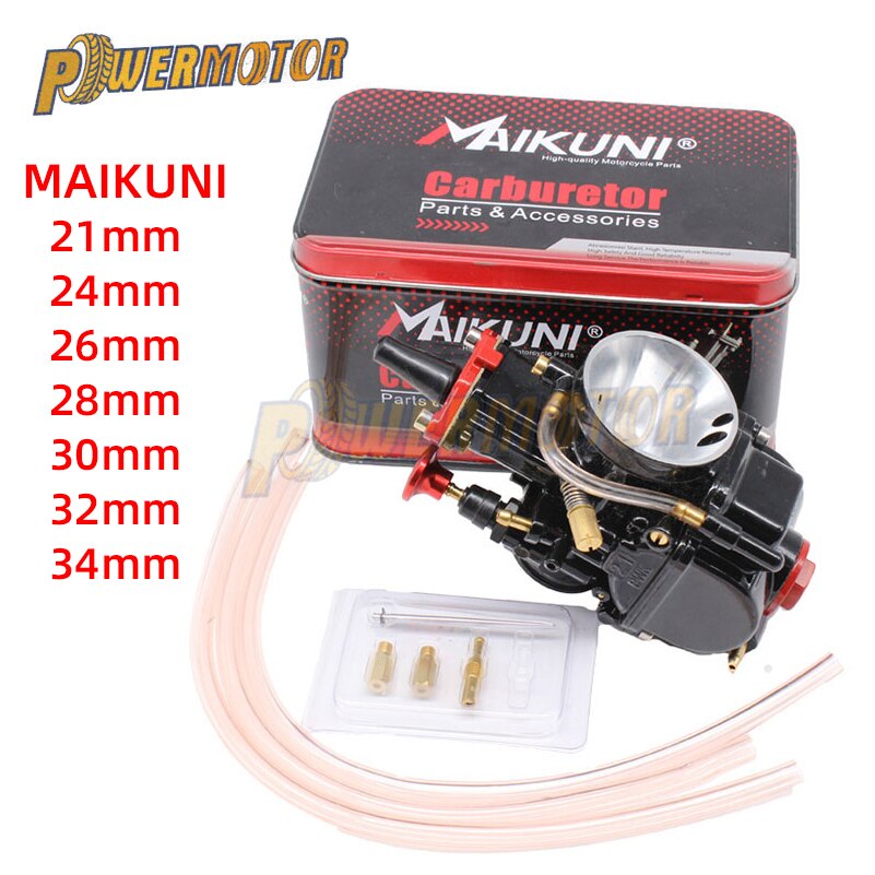 Mikuni-piezas de carburador PWK para motocicleta, 21, 24, 26, 28, 30, 32 y 34mm, piezas de carburador con Power Jet Dirt Bike ATV