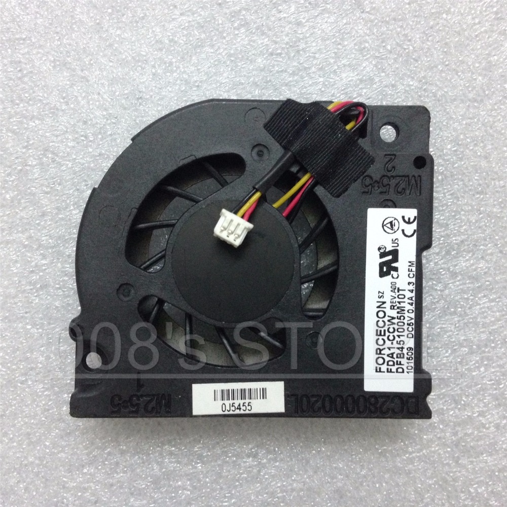 Laptop Gpu Koeler Fan Voor Dell Precision M90 E1705 M170 6400 9200 9300 9400 M6300 Door Forcecon DFB451005M10T DC5V 0.4A