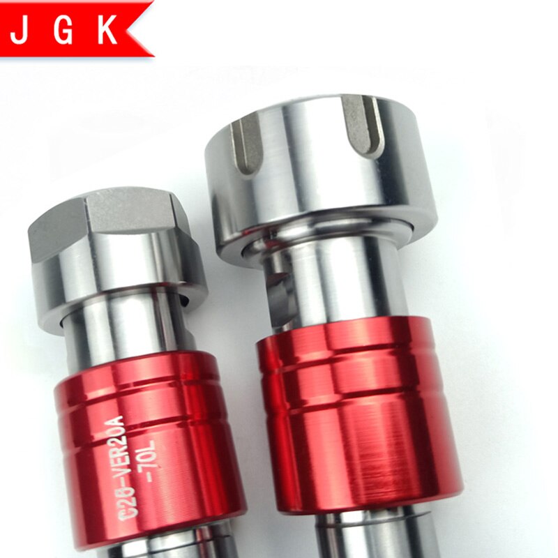 Lathe floating tapping rod telescopic ER tapping cutter bar tapping extension rod tapping tapping tool holder C20-TER20-80L