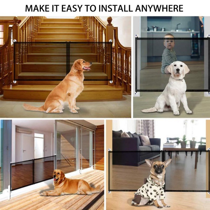 Filet d&#39;isolation pour chien, Portable et pliable, barrière de sécurité pour animaux de compagnie