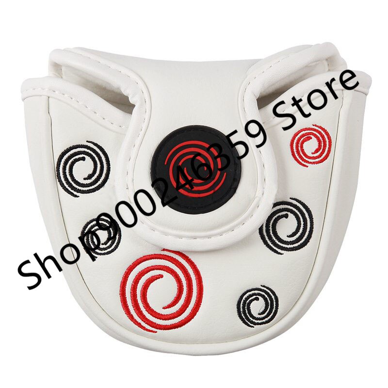 1 pièces golf ODY Works Putter couvre-chef pour demi-cercle golf maillet Putters bleu cercle ody couvre-chef aimant: Circle-white