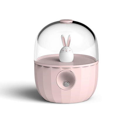 Romantische Aromatherapie-luftbefeuchter Pet Flasche USB Aroma Diffusor Dimmbare Licht Air Mist Maker Startseite Auto Tragbare Humidificador: Bunny