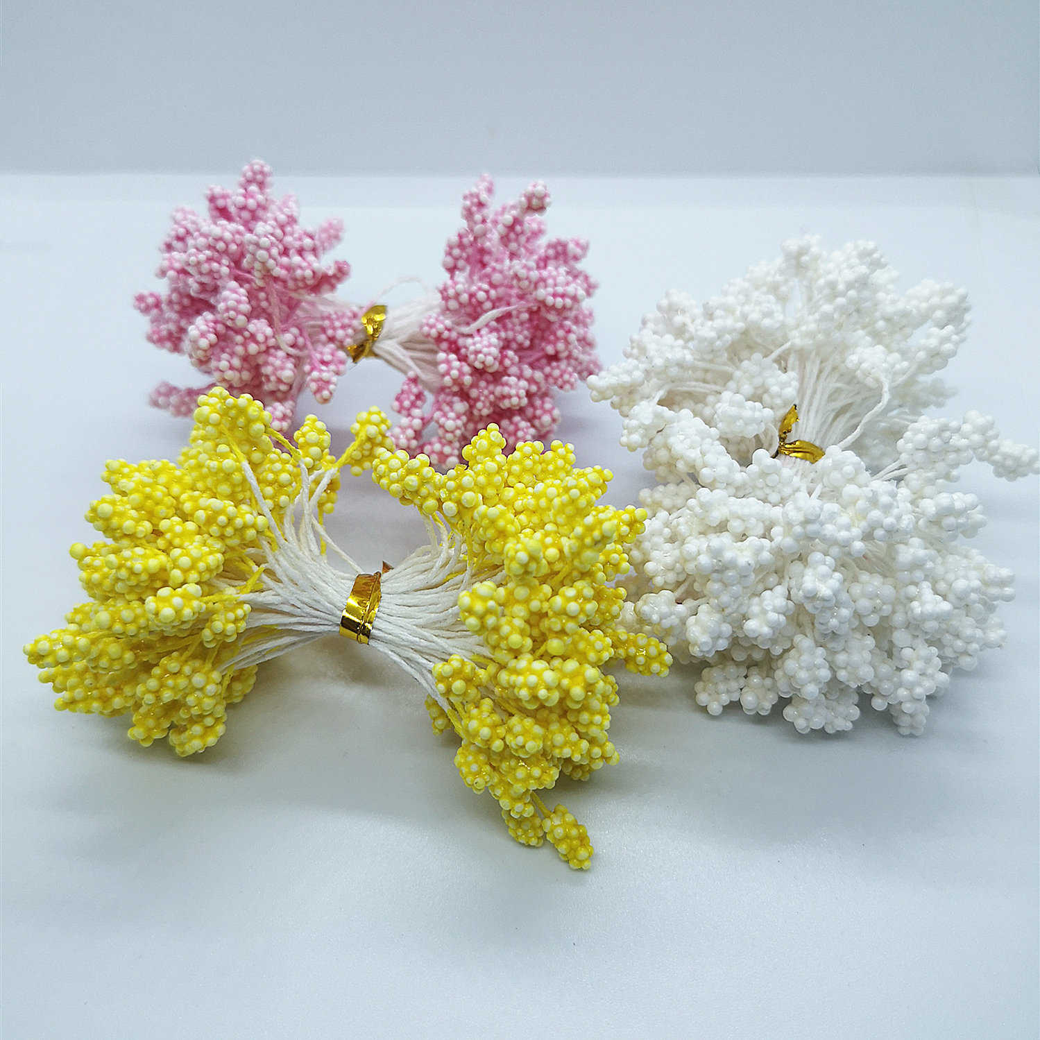 1000pcs 5mm/0.19inch Artificial Flowers Stamen Happy Birthday Party Decoration Wedding Decoration Flores Artificiale Dec: Mix 1000 Pieces