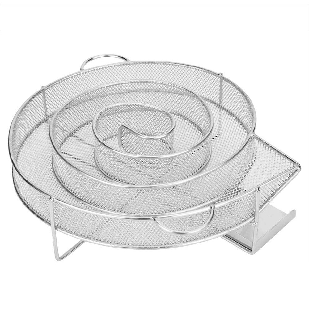 1Pcs Food Grade Stainless Steel Cold Smoker Generator BBQ Barbecue Grill Wood Chip Smoker Bacon Salmon Meat Burn Cooking Tools